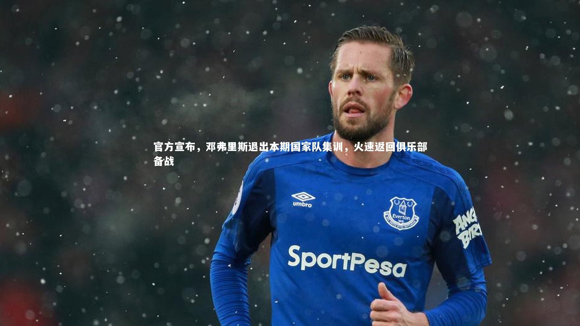 官方宣布,邓弗里斯退出本期国家队集训,火速返回俱乐部备战